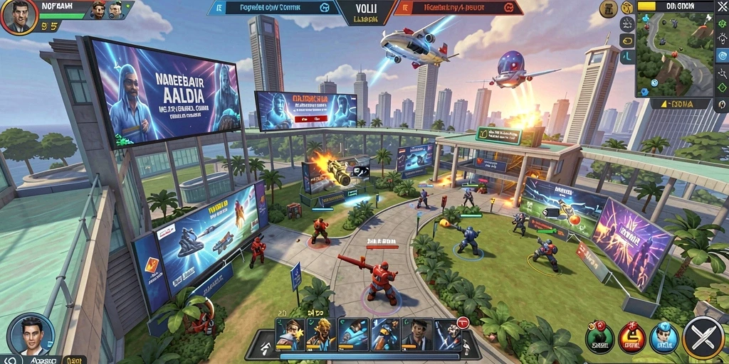 Tampilan awal game yang menarik dan mudah dipahami.