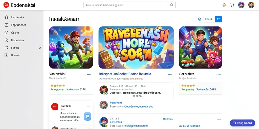 Tampilan awal permainan yang menarik.