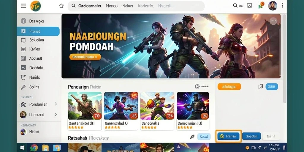 Tampilan antarmuka pengguna yang intuitif dan mudah digunakan.