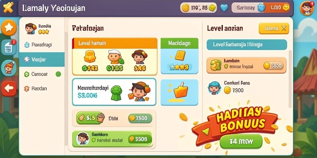 Tampilan antarmuka BIGHOKI yang menarik.