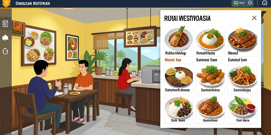 Tampilan awal aplikasi yang menarik dan user-friendly.