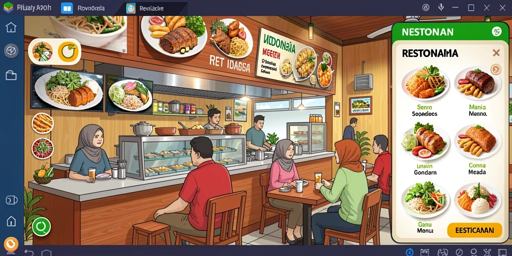 Screenshot 1: Tampilkan antarmuka permainan yang menarik.