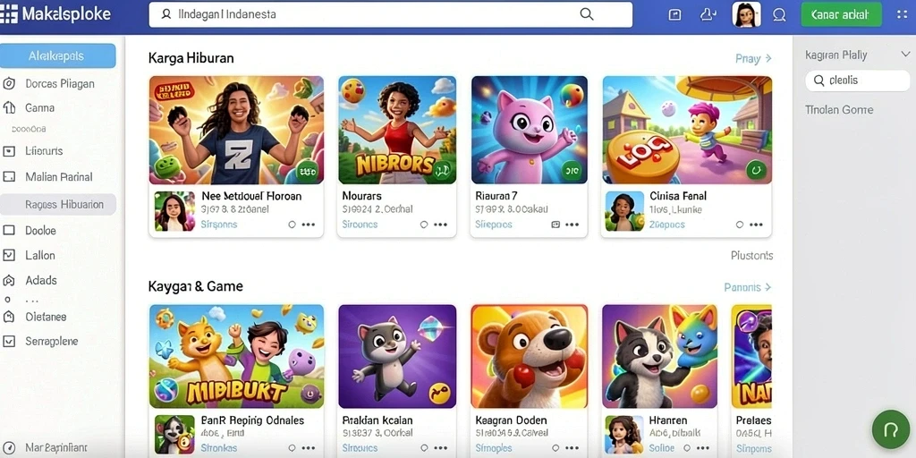 Tampilan awal INOVA77 yang mengesankan dan penuh warna.