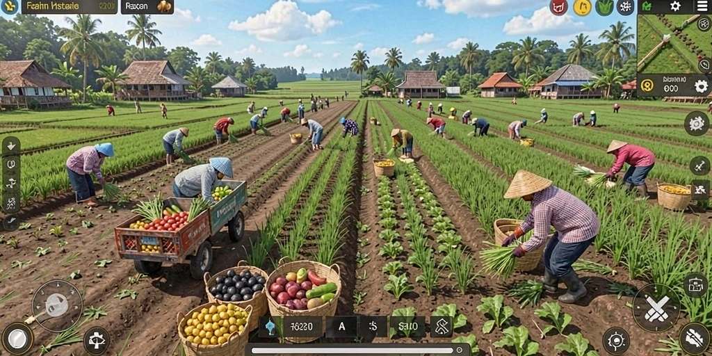 Tampilan menu utama aplikasi JAYATOP77.