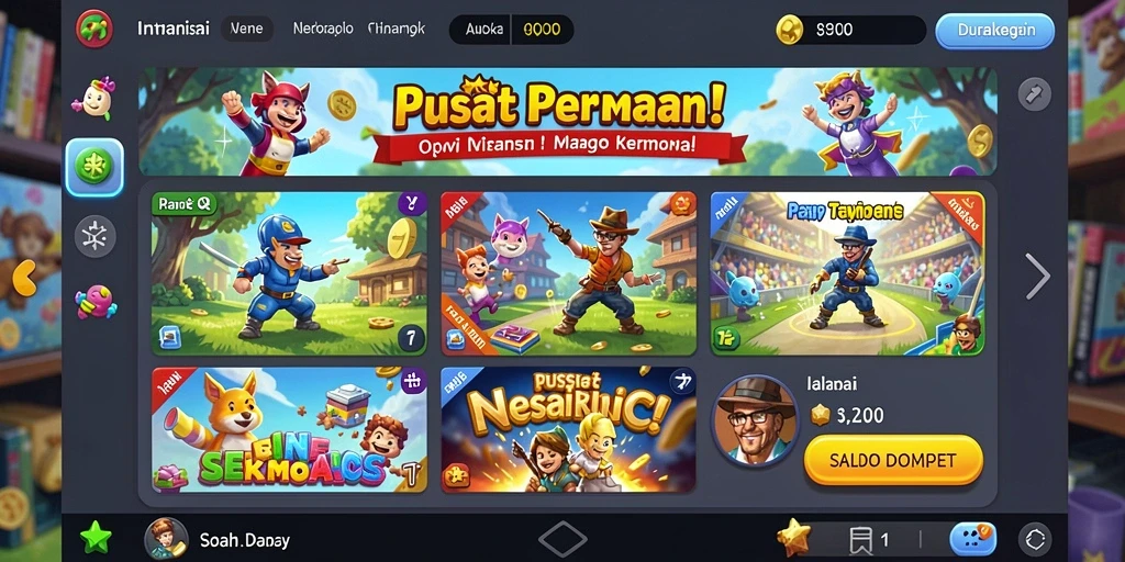 Tampilan antarmuka yang modern dan menarik.