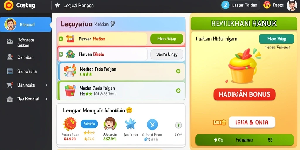 Tampilan antarmuka yang menarik dan user-friendly.