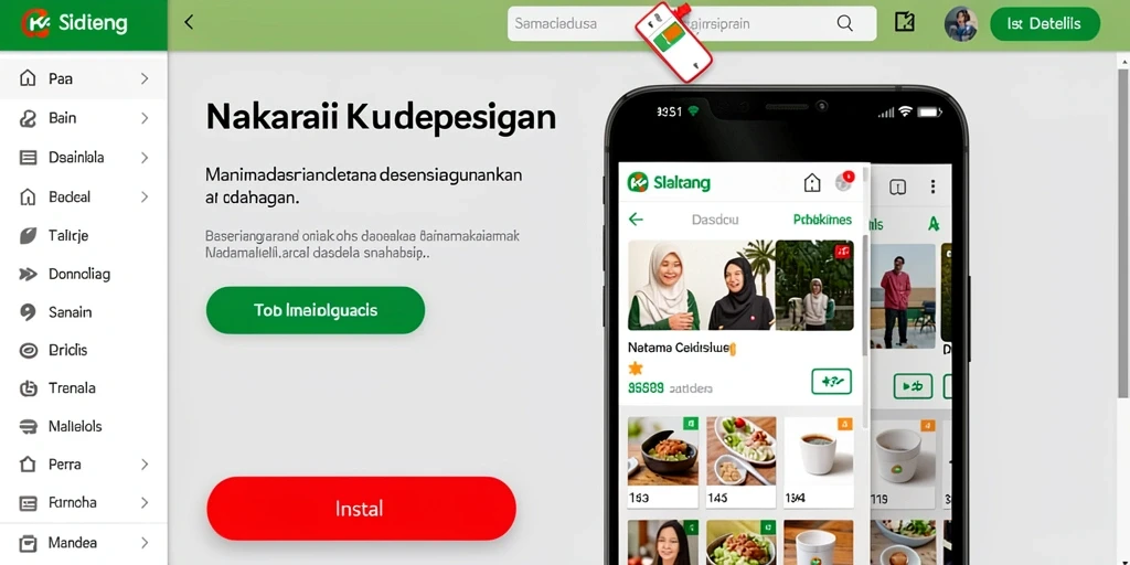Tampilan antarmuka yang ramah pengguna.