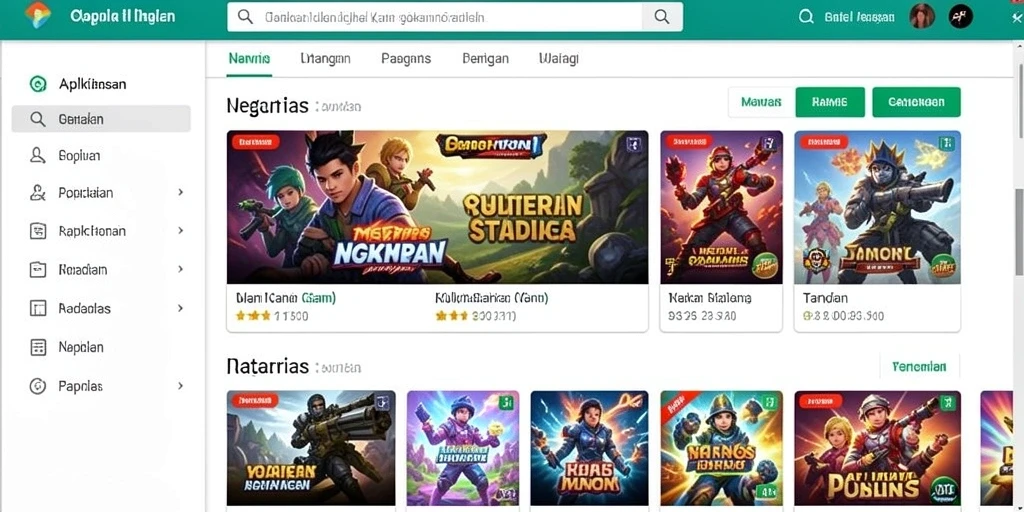 Tampilan antarmuka yang modern dan bersih.