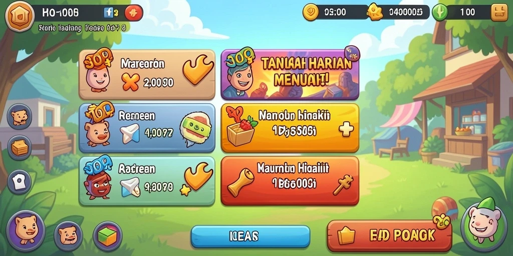 Screenshot menampilkan karakter utama dalam aksi.