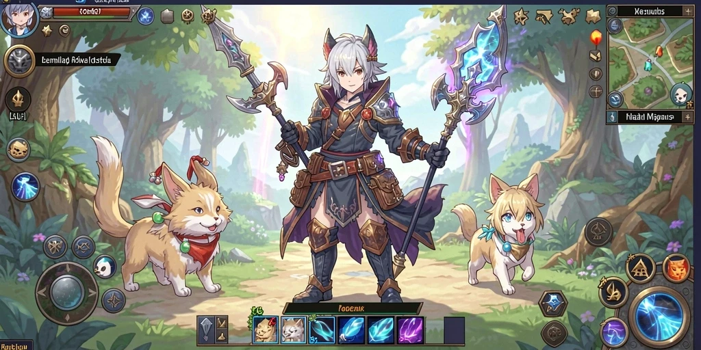 Tangkapan layar menunjukkan mode permainan multiplayer yang seru.