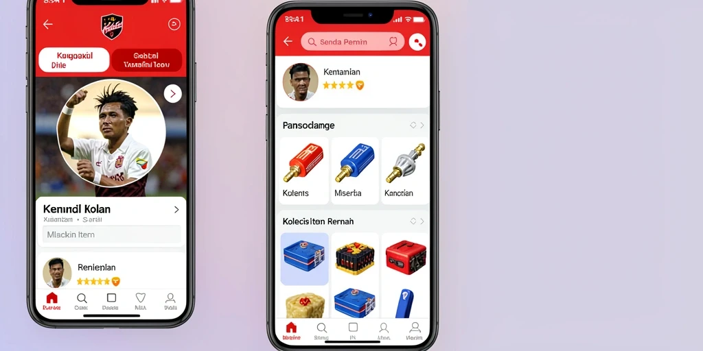 Screenshot pertama menampilkan aksi seru dalam pertarungan karakter.