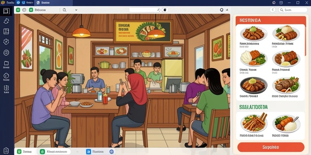 Tampilan antarmuka yang menarik dan user-friendly.