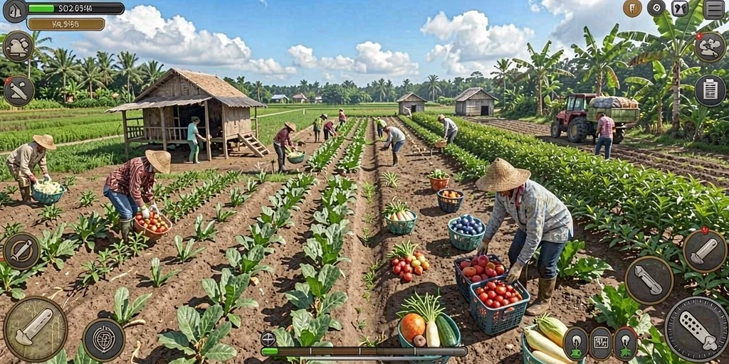 Menggambarkan antarmuka utama permainan SOLOTOTO.