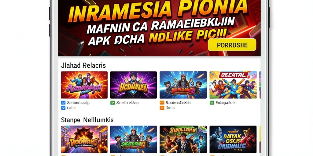 Tampilan utama aplikasi TV888 yang menarik dan user-friendly.