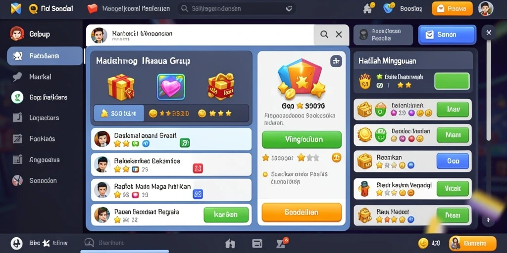Tangkapan layar permainan slot yang menakjubkan.